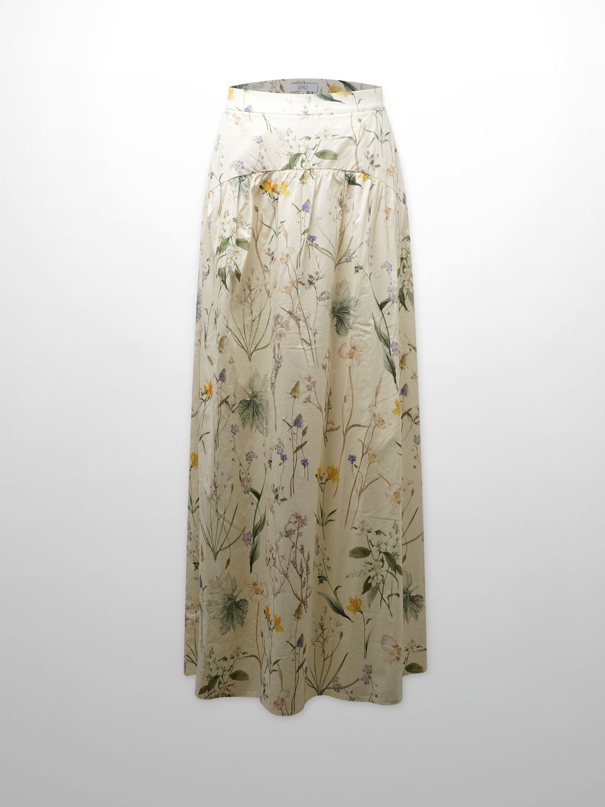 Yoke Floral Skirt-Vintage Floral