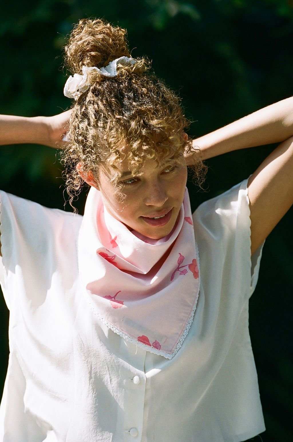 Pink Face Bandana - The Penelope Bandana (Free Shipping Included on all Merritt Accessories Too)