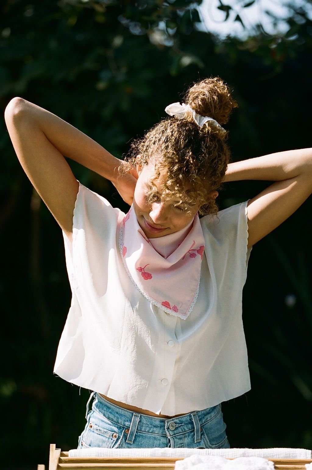 Pink Face Bandana - The Penelope Bandana (Free Shipping Included on all Merritt Accessories Too)